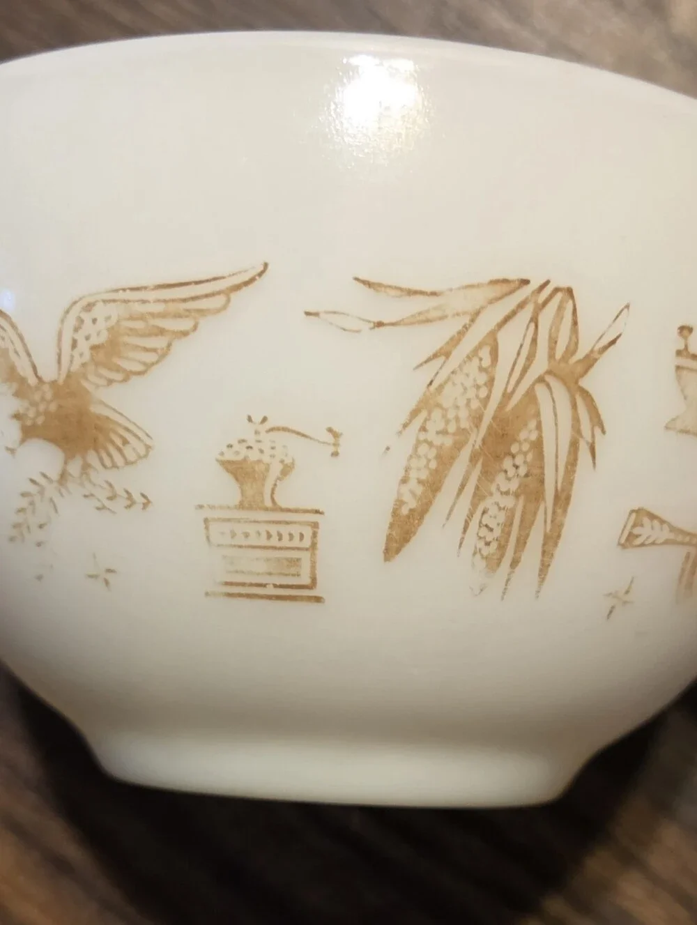 PYREX Vintage Early American Cinderella Mixing Bowl Set Of 3 Cottage Grandma